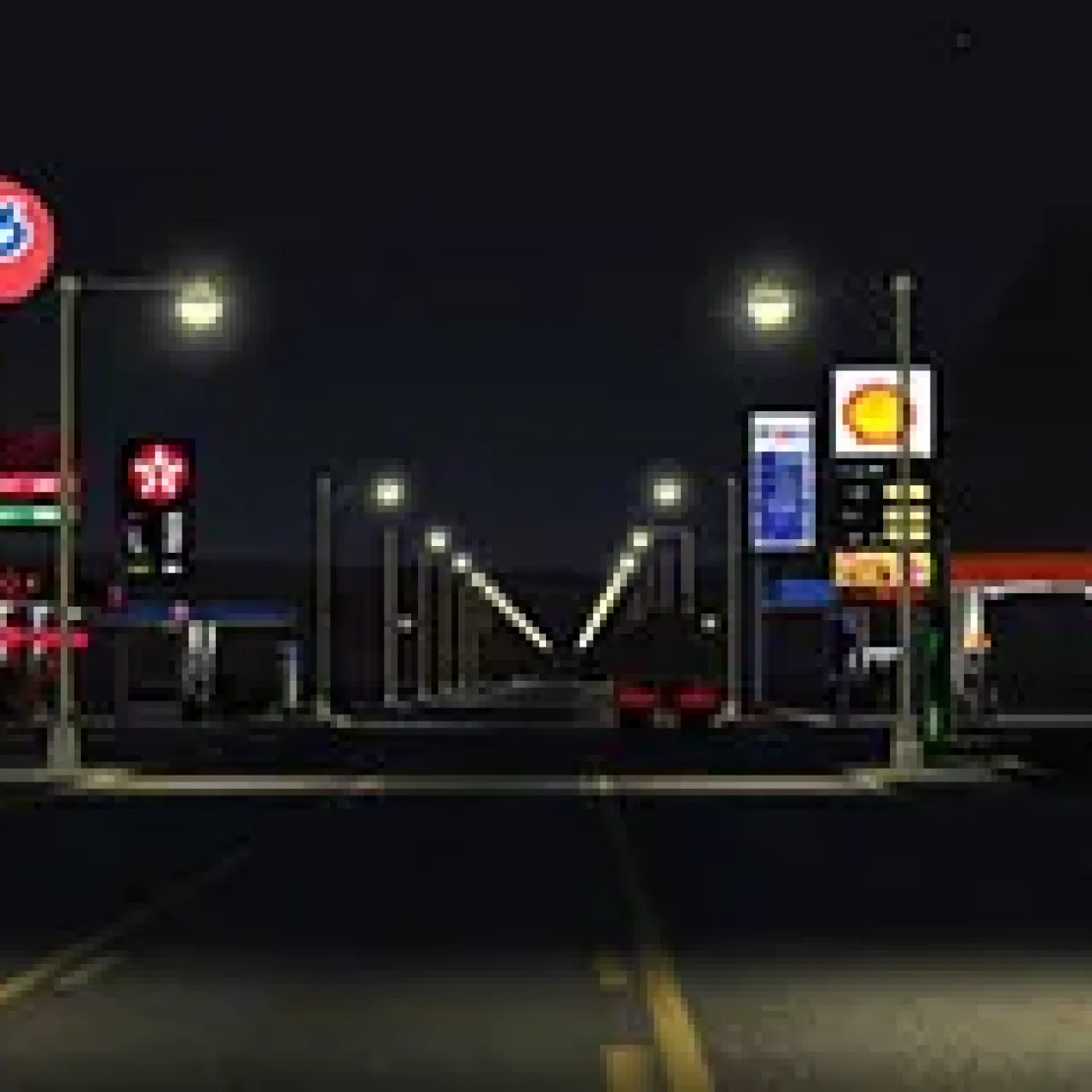 All American Gas Stations (Cities XXL)